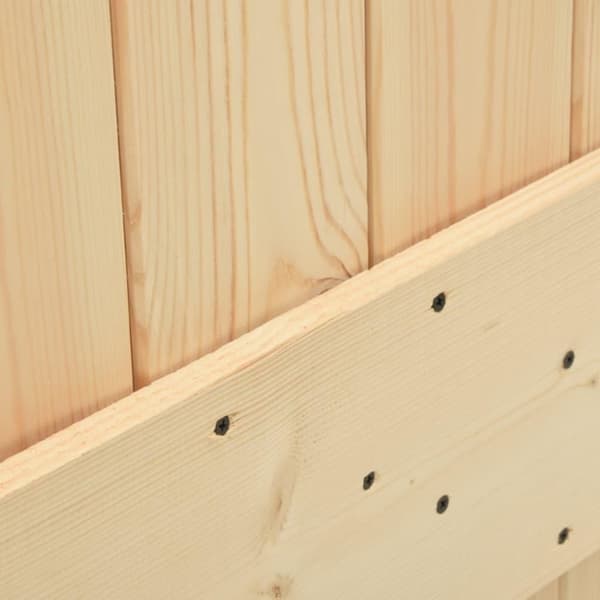 vidaXL Dør 85x210 cm heltre furu