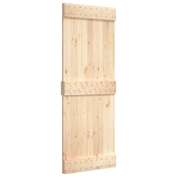 vidaXL Dør 85x210 cm heltre furu