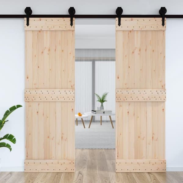 vidaXL Dörr NARVIK 70x210 cm massiv furu