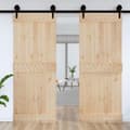 Miniatyrbilde 3 av 9: vidaXL Dør 90x210 cm heltre furu