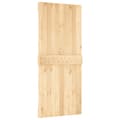 Miniatyrbilde 6 av 9: vidaXL Dør 90x210 cm heltre furu
