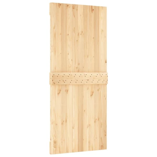 vidaXL Dør 90x210 cm heltre furu