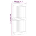 Miniatyrbilde 9 av 9: vidaXL Dør 100x210 cm heltre furu
