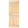 Miniatyrbilde 5 av 9: vidaXL Dør 80x210 cm heltre furu