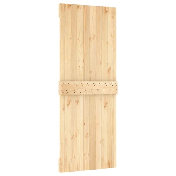 vidaXL Dør 80x210 cm heltre furu