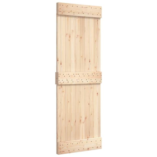 vidaXL Dør 80x210 cm heltre furu