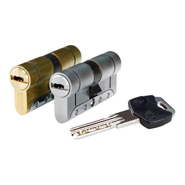 Ifam Irm3030l 60 Mm 30+30 Mm Messinki Profiili Sylinteri Kanssa 5 Avaimet Kultainen