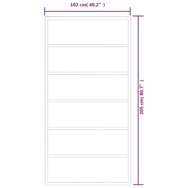 Liukuovi asennustarvikkeilla ESG lasi ja alumiini 102x205 cm