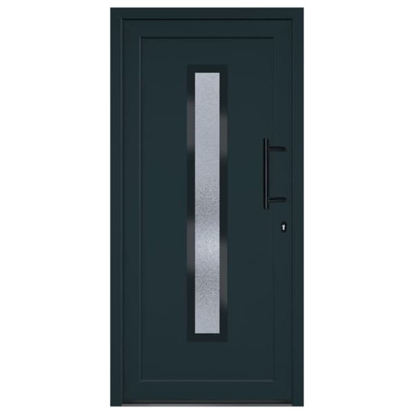 Ytterdörr antracit 98x200 cm PVC