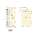 Miniatyrbillede 3 af 5: Emuca Overflade Skydedør Hardware Flow2
