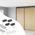 Miniatyrbillede 5 af 5: Emuca Overflade Skydedør Hardware Flow2
