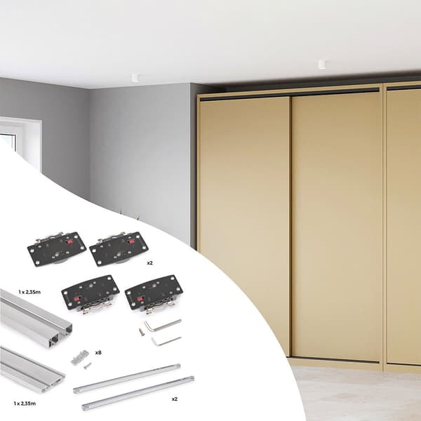 Emuca Overflade Skydedør Hardware Flow2