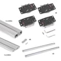Miniatyrbillede 1 af 5: Emuca Overflade Skydedør Hardware Flow2