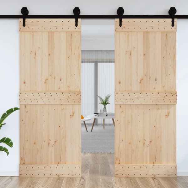 dør NARVIK 90x210 cm massivt fyrretræ