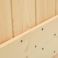 Miniatyrbillede 7 af 11: vidaXL skydedør med monteringssæt 80x210 cm massivt fyrretræ -  Døre