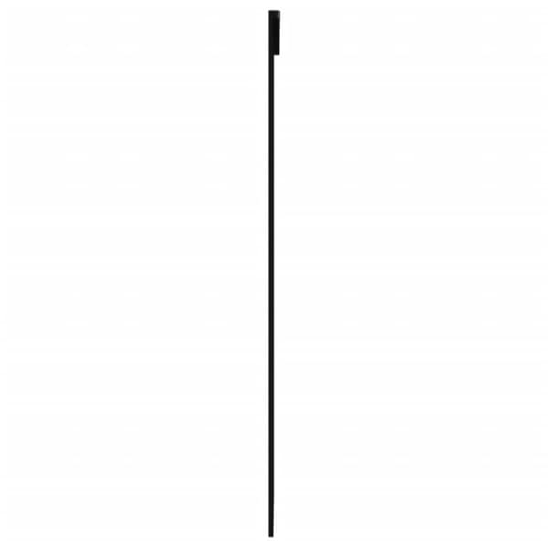 vidaXL skydedør m. monteringssæt 90x205 cm sikkerhedsglas og aluminium -  Døre