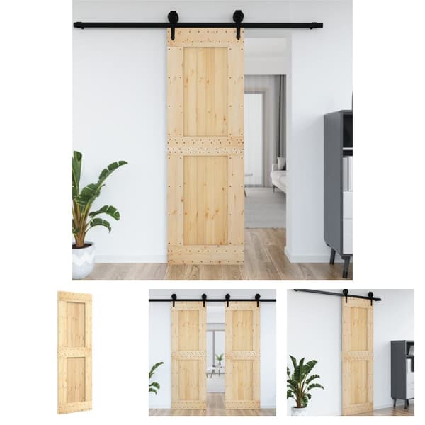 The Living Store Dörr NARVIK 70x210 cm massiv furu -  Dörrar