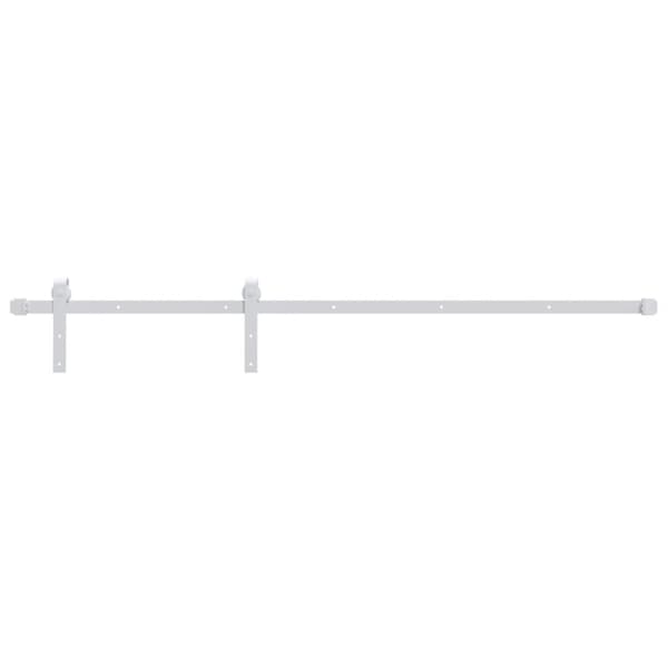 The Living Store skydedør med monteringssæt 80x210 cm massivt fyrretræ -  Døre