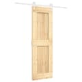 Miniatyrbild 3 av 11: The Living Store Skjutdörr med beslag 70x210 cm massiv furu -  Dörrar