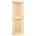 Miniatyrbild 5 av 11: The Living Store Skjutdörr med beslag 70x210 cm massiv furu -  Dörrar