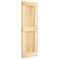 Miniatyrbild 4 av 11: The Living Store Skjutdörr med beslag 70x210 cm massiv furu -  Dörrar