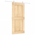 Miniatyrbild 3 av 11: The Living Store Skjutdörr med beslag 95x210 cm massiv furu -  Dörrar