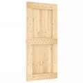 Miniatyrbild 4 av 11: The Living Store Skjutdörr med beslag 95x210 cm massiv furu -  Dörrar