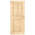 Miniatyrbild 5 av 11: The Living Store Skjutdörr med beslag 90x210 cm massiv furu -  Dörrar
