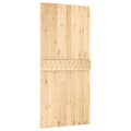 Miniatyrbild 6 av 11: The Living Store Skjutdörr med beslag 95x210 cm massiv furu -  Dörrar