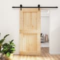 Miniatyrbild 2 av 11: The Living Store Skjutdörr med beslag 95x210 cm massiv furu -  Dörrar