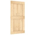 Miniatyrbillede 5 af 11: The Living Store skydedør med monteringssæt 100x210 cm massivt fyrretræ -  Døre