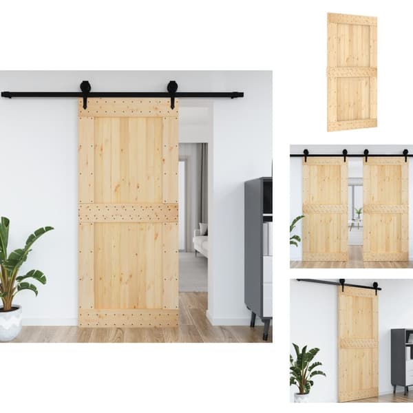 Dörrar - Living Dörr NARVIK 100x210 cm massiv furu