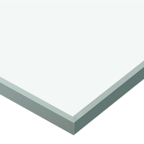 Døre - Living skydedør med bløde stop 90x205 cm hærdet glas og aluminium sølv