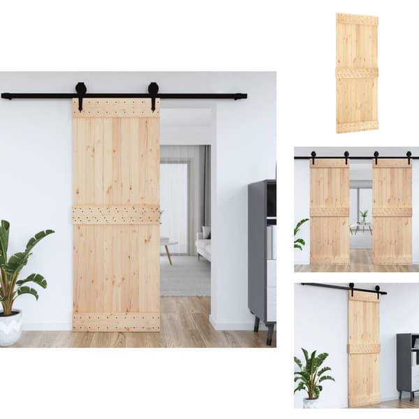 Døre - Living dør NARVIK 85x210 cm massivt fyrretræ