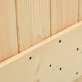 Miniatyrbillede 6 af 11: Døre - Living skydedør med monteringssæt 70x210 cm massivt fyrretræ