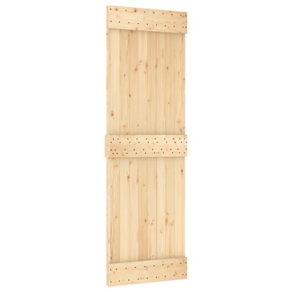 Dörrar - Living Skjutdörr med beslag 70x210 cm massiv furu