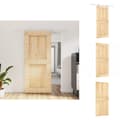 Pikkukuva 1 / 11: Ovet - Living Liukuovi asennustarvikkeineen 90x210 cm täysi mänty