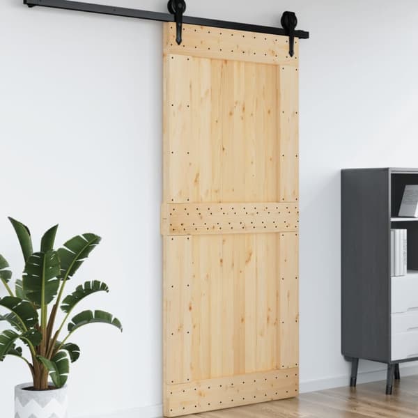 Dörr NARVIK 100x210 cm massiv furu - Ladugårdsdörr - Ladugårdsdörrar - Home & Living
