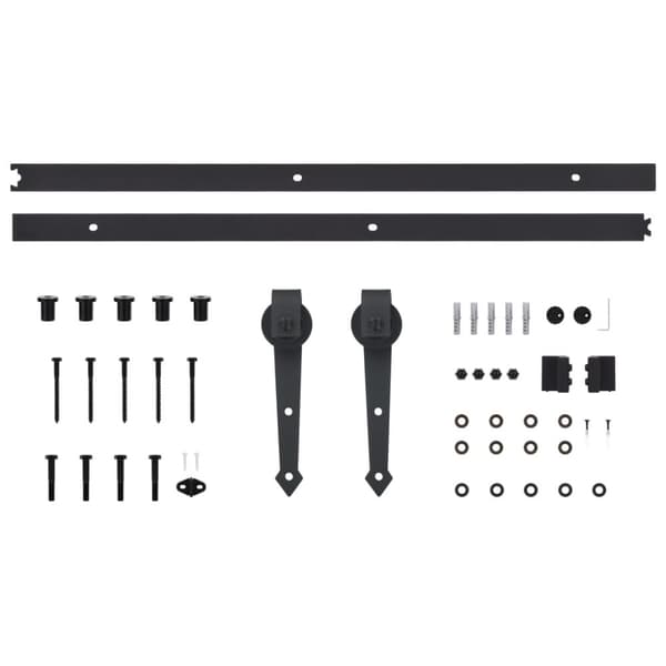 Skjutdörr med beslag 100x210 cm massiv furu - Dörr - Dörrar - Home & Living