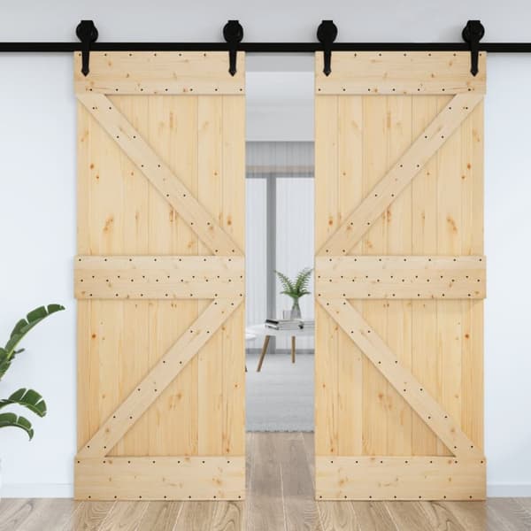 Dør NARVIK 70x210 cm massivt fyrretræ - Dør - Døre - Home & Living
