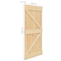 Pikkukuva 10 / 10: Ovi 90x210 cm täysi mänty - Ovi - Ovet - Home & Living