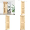 Miniatyrbillede 1 af 11: Skydedør med monteringssæt 70x210 cm massivt fyrretræ - Dør - Døre - Home & Living