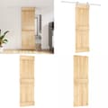 Miniatyrbillede 1 af 11: Skydedør med monteringssæt 70x210 cm massivt fyrretræ - Dør - Døre - Home & Living