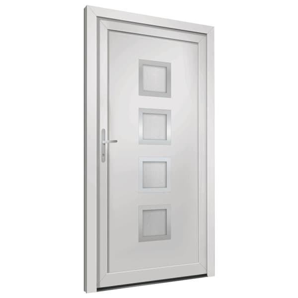 hoveddør 108x200 cm PVC hvid