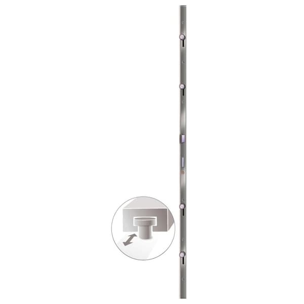 hoveddør 98x208 cm PVC hvid