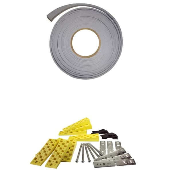 hoveddør 98x208 cm PVC hvid