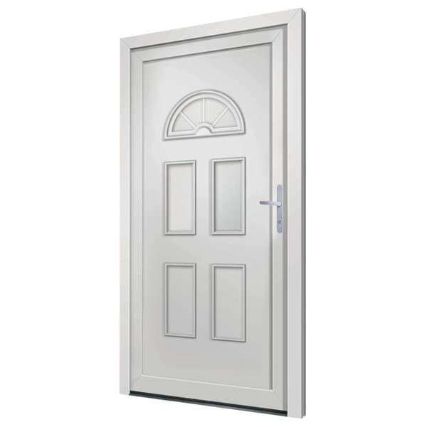 hoveddør 98x208 cm PVC hvid