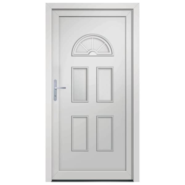 Ytterdörr vit 88x208 cm PVC