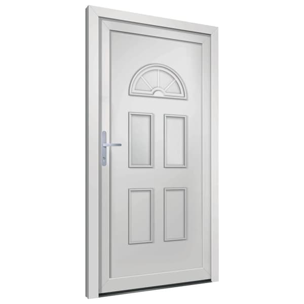 Ytterdörr vit 88x208 cm PVC