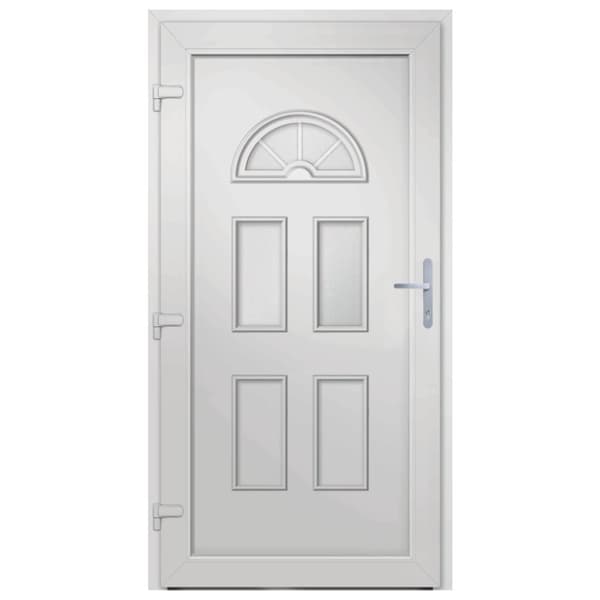 Ytterdörr vit 88x208 cm PVC